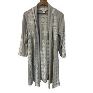 Sundance Embroidered Kimono Cardigan Sz‎ S